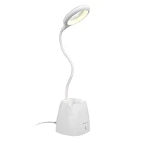 Lampe de table à DEL de la série Volkano Radiant, blanc