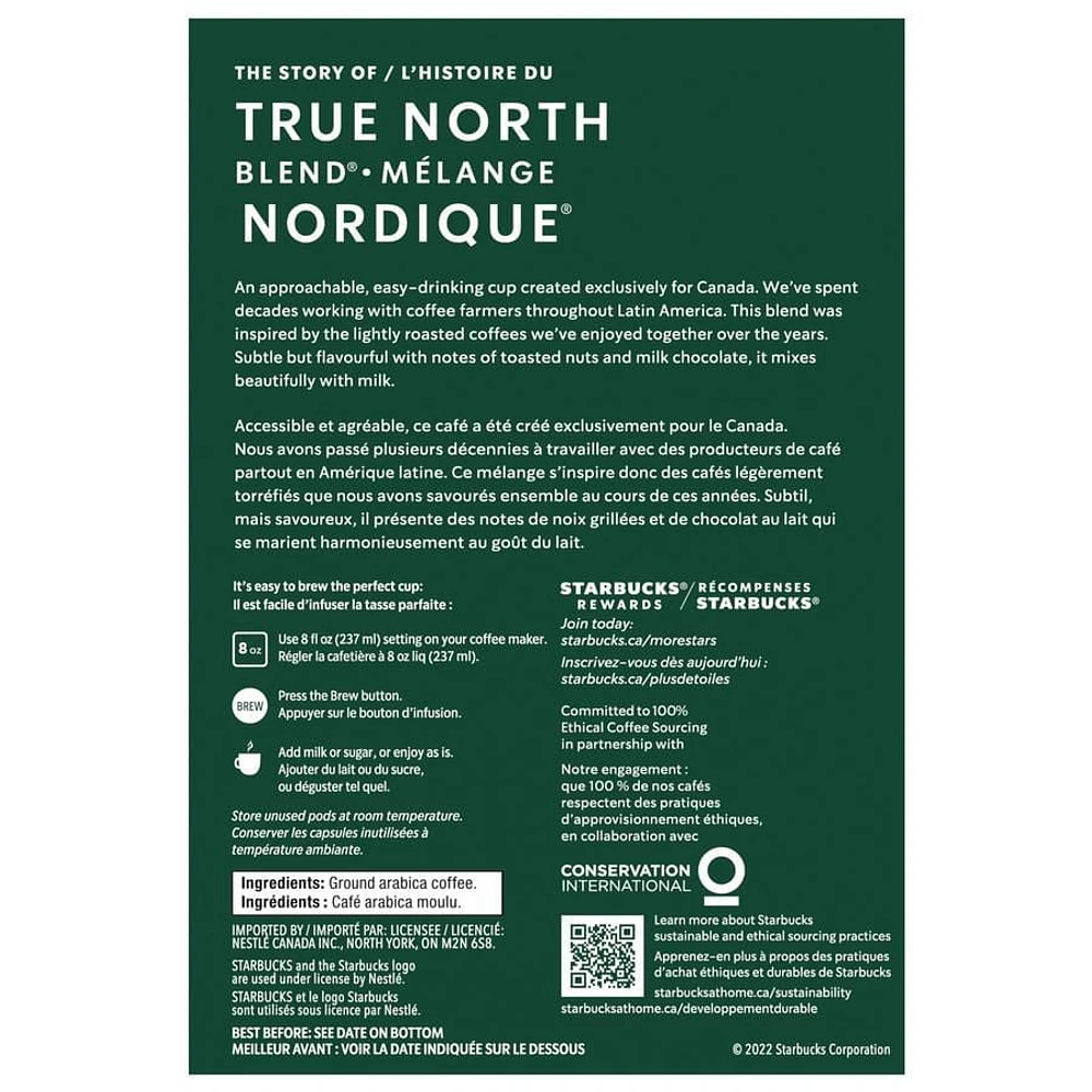 STARBUCKS® True North Blend® Blonde® Roast Ground Coffee K-Cup® Pods 24 ct Box, 24 EA
