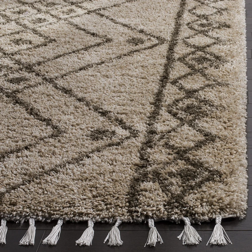 Safavieh Moroccan Fringe Erksine Tapis Géométrique Shag