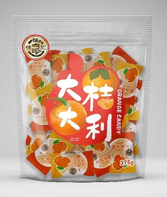 Bonbons à l'orange porte-bonheur Hsu Fu Chi Bonbons à l'orange porte-bonheur Hsu Fu Chi 375g