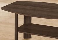 Monarch Specialties Ensemble De Table, Ensemble 3pcs, Café, Bout, Côté, Accent, Salon, Stratifié, Noyer, Transitionnel