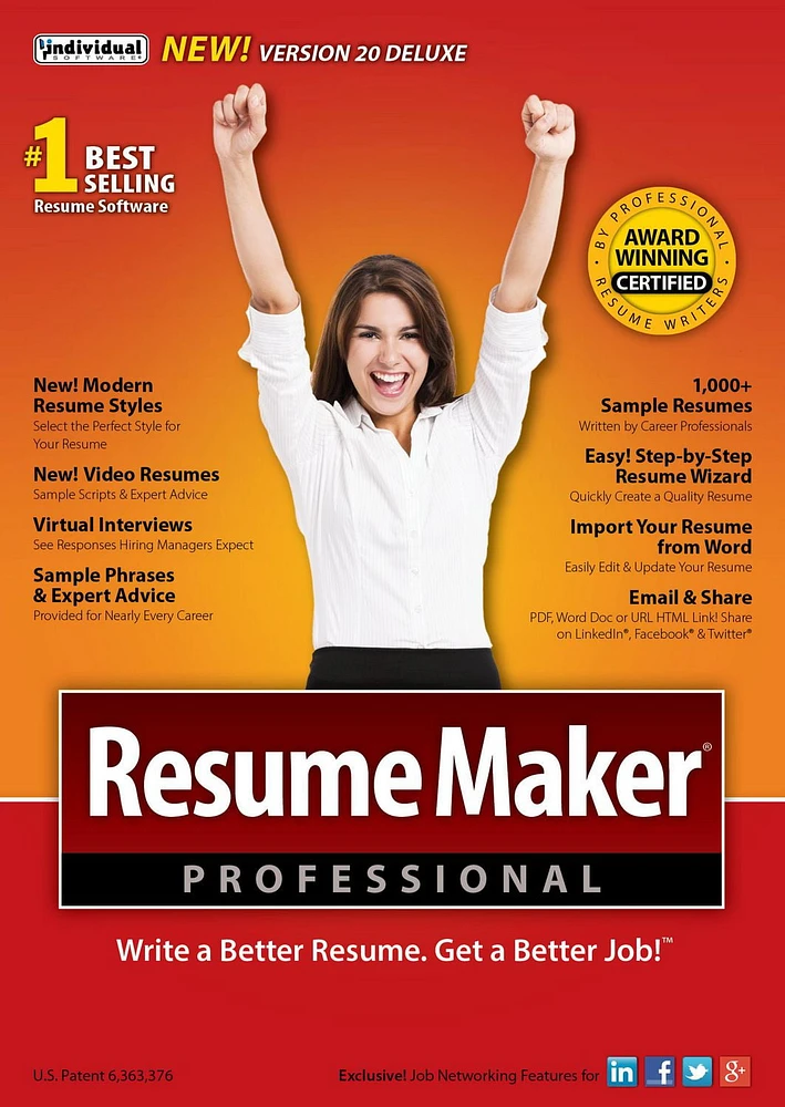 ResumeMaker Professionnel de Luxe 20 [Code Numérique]