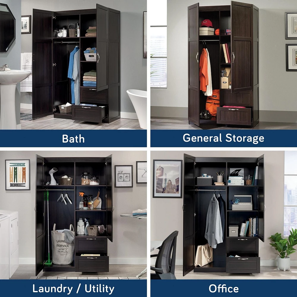 Sauder® Select Meuble de Rangement / Armoire, Finition Merisier Cannelle, 420055