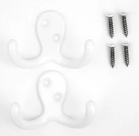 era Welcome Hooks, 2-Pack White, 2.75in x 1.87in