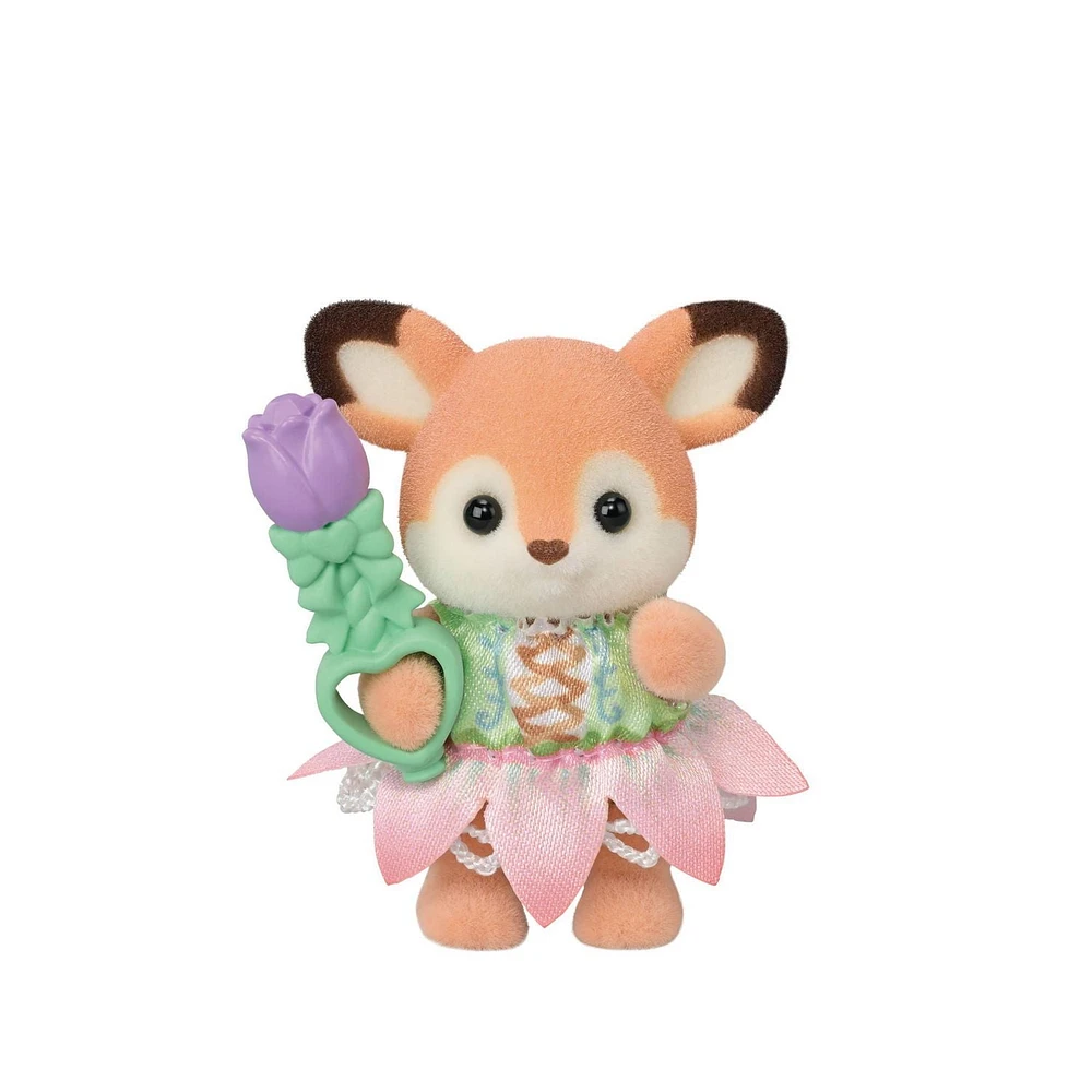 Calico Critters Blooming Baby Friends Series Sacs aveugles, ensemble surprise comprenant une figurine de poupée et un accessoire Figurine et accessoire
