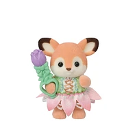Calico Critters Blooming Baby Friends Series Sacs aveugles, ensemble surprise comprenant une figurine de poupée et un accessoire Figurine et accessoire