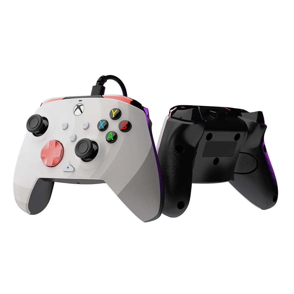 Radial White Bundle Pack: REMATCH Advanced Wired Controller & AIRLITE Wired Headset For Xbox Series X|S, Xbox One, & Windows 10/11 PC