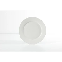 Gibson Home Noble Court 16 Piece Dinnerware Set, White, Rim Shape