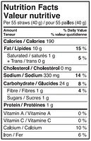 Sensible Portions Garden Veggie Straws Rosemary & Olive Oil, 120 g , Veggies Straws