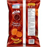 Wavy Lay’s Hickory BBQ flavoured potato chips, 220g