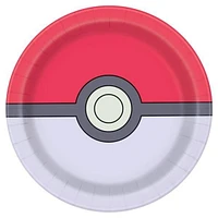 Assiettes à dessert rondes Pokémon de 7 po, 8 ct Diamètre 17,1 cm