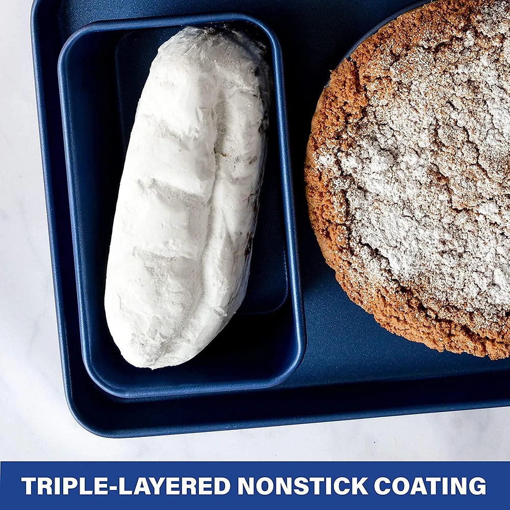 Granitestone Blue Nonstick Loaf Pan – Oven and Dishwasher Safe