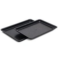 Thyme & Table Batterie de cuisine et ustensiles de cuisson antiadhésifs 32 pièces Noir