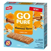 Go Pure Soft Baked Carrot Cake Oatmeal Bars, 5 / 175g