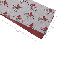 Chemin De Table En Tapisserie Multy Cardinal 36" - Ensemble De 2