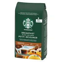 STARBUCKS Breakfast Blend Medium Roast Whole Bean Coffee