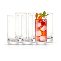 Verres Highball en Cristal Faye - 13 oz - Ensemble de 6