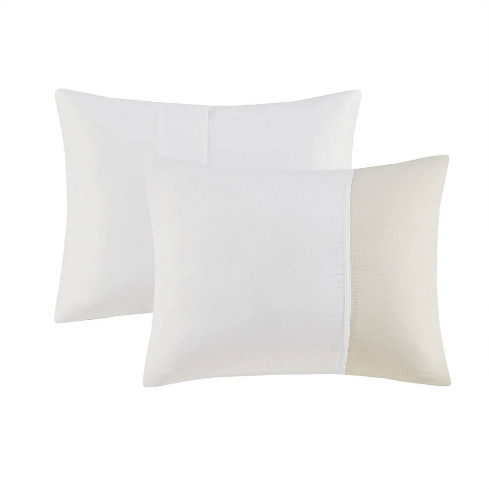 Beautyrest Mika 3 Piece Gauze Oversized Comforter Set