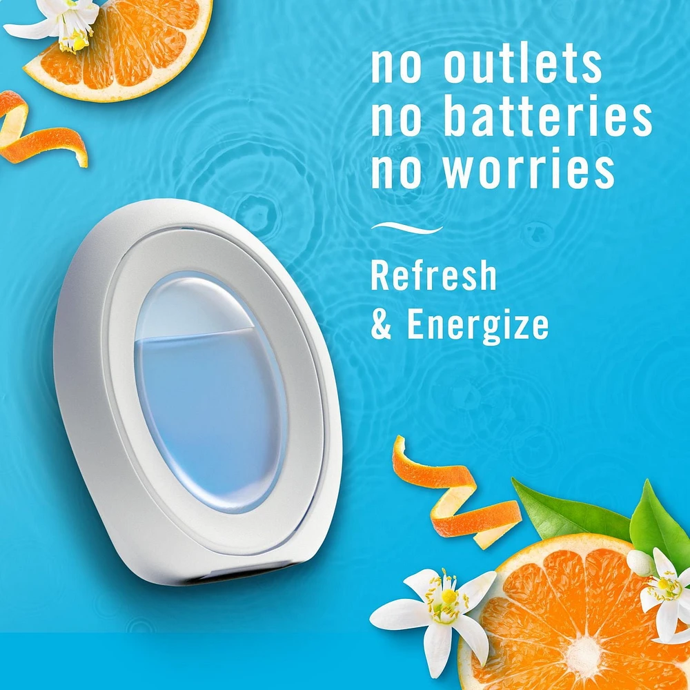 Febreze Bathroom Air Freshener, Odor-Fighting, Refresh & Energize Scent, 7.5ML