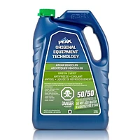 PEAK® OET Extended Life Green 50/50 Pre-Diluted  Antifreeze/Coolant for Asian Vehicles, 3.78 Liters, PEAK OET AFC 50/50 Asian Green