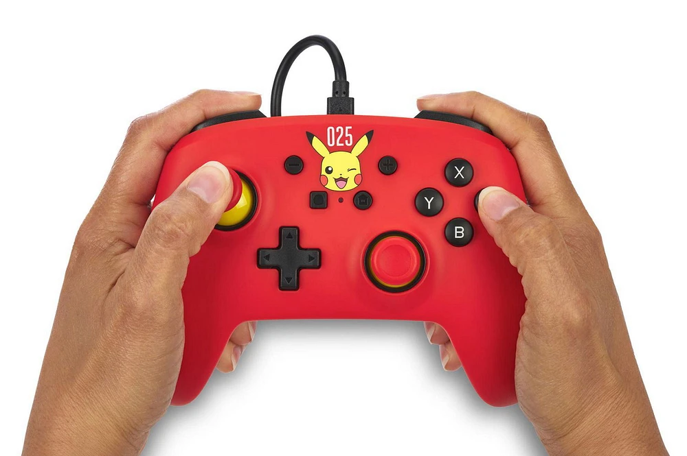 PowerA Wired Controller for Nintendo Switch - Laughing Pikachu