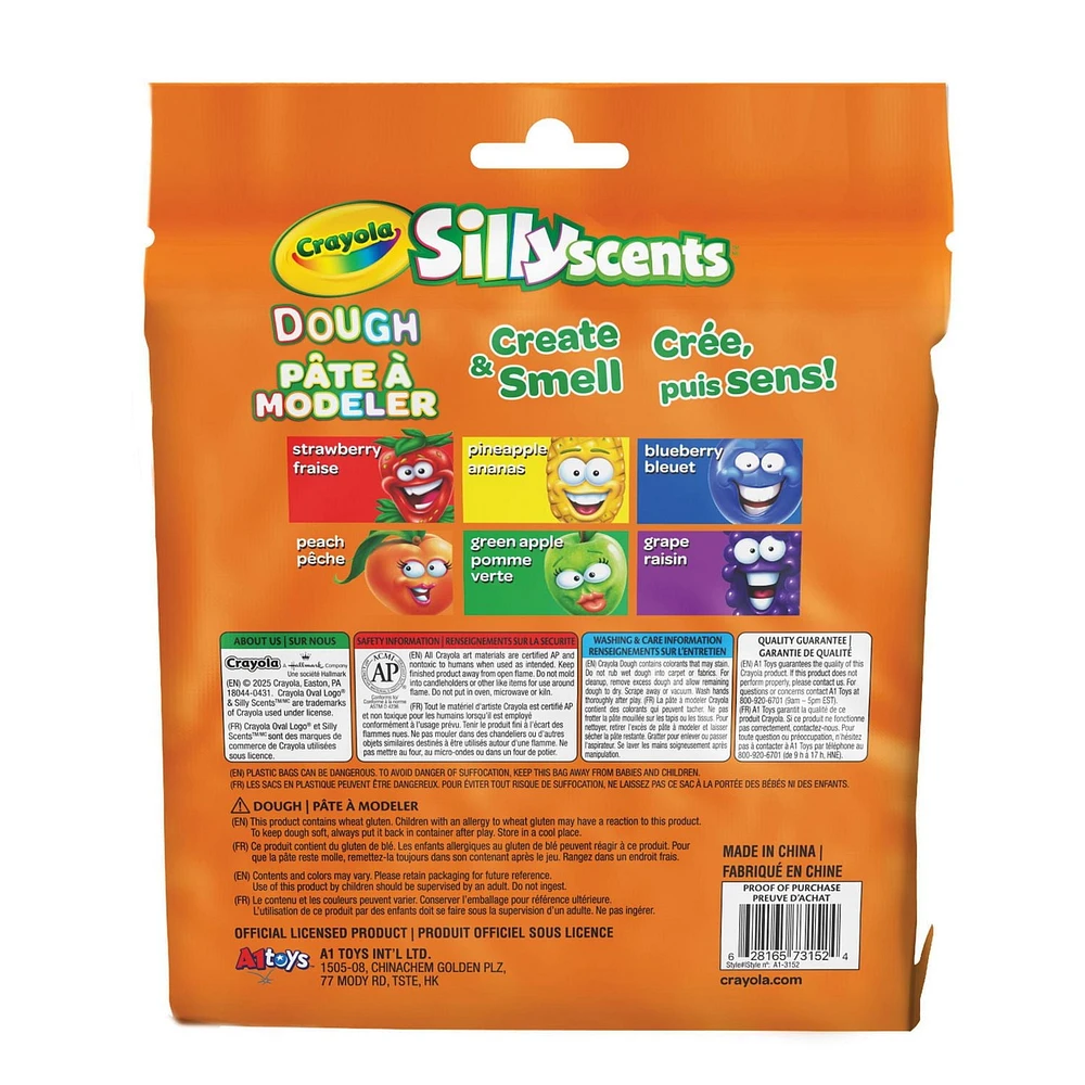 Crayola Silly Scents 12pk x 1oz Dough + 4 Cutters Pumpkin Design