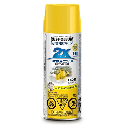 Painter's Touch 2X Ultra Cover Sun Yellow Gloss, 340 g