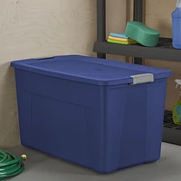 Steriltie 132L Latch Tote- Blue- 4 PK