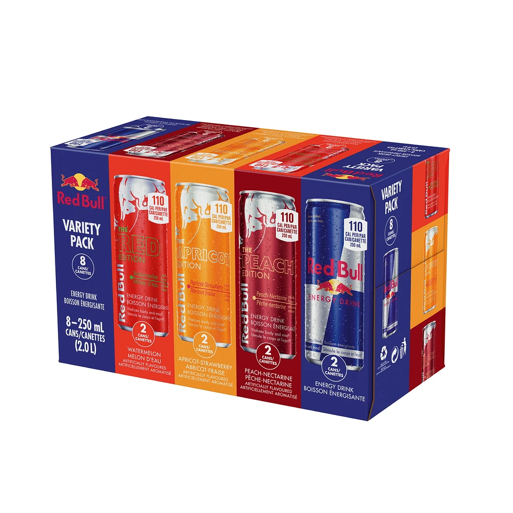 Red Bull Variety Pack, RB VP 8X250ML