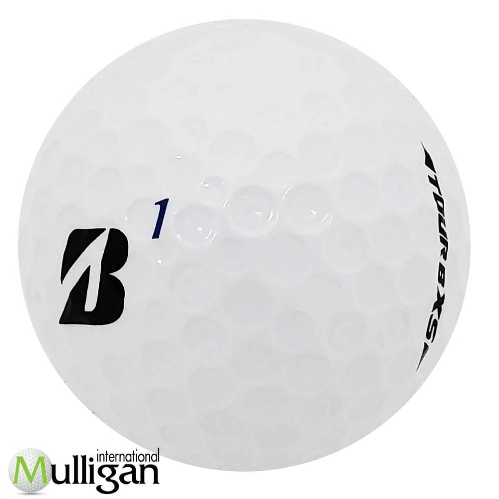 Mulligan - 48 balles de golf récupérées Bridgestone Tour B XS (B) 5A, Blanc
