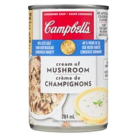 Campbell's Low Sodium Cream of Mushroom Condensed Soup, 284 mL