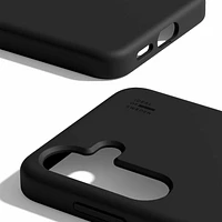 Ideal of Sweden Étui en Silicone Compatible avec MagSafe Noir pour Samsung Galaxy S25/Galaxy S24
