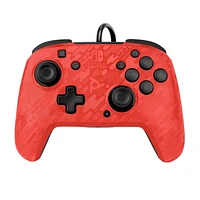 Manette avec fil audio Faceoff™ Deluxe+  pour Nintendo Switch- Camouflage Rogue