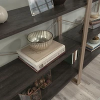 Sauder Walter Heights Bookcase, Blade Walnut, 433375
