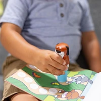 Melissa & Doug Sticker WOW! bloc d'activités de 24 pages et estampeuse à autocollants, 300 autocollants, loisirs créatifs, jouet à manipuler, figurine à collectionner, chien