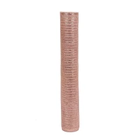 Holiday Time 21 po x 10 vg Poly maille  avec métallisé, Or rose