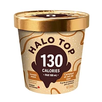 Halo Top Sea Salt Caramel Frozen Dessert - 437ml, Halo Top Sea Salt Caramel 437ml