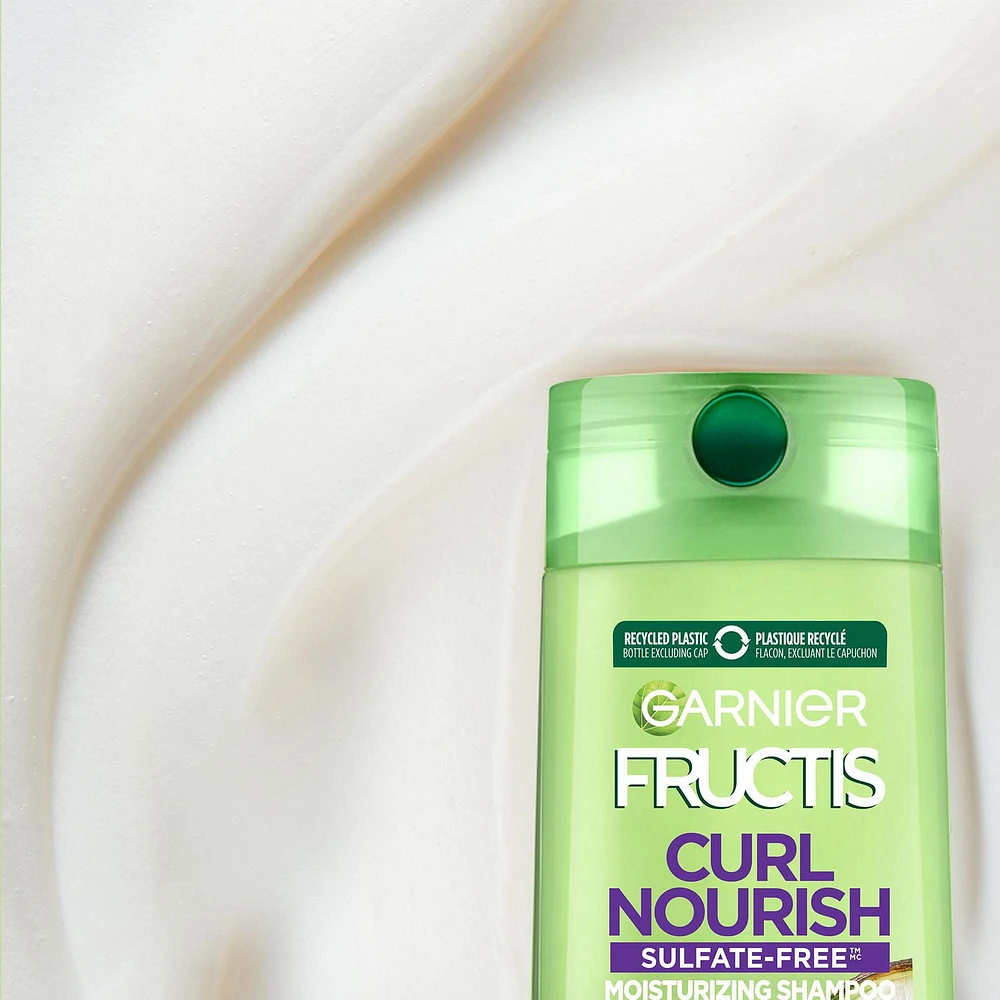 Garnier Fructis Curl Moisturizing Shampoo, Sulfate Free, 370 mL