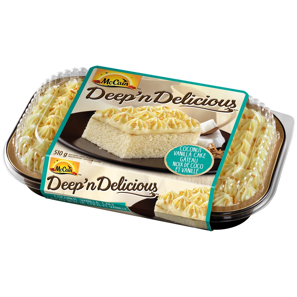 McCain® Deep'n Delicious® Coconut Vanilla Cake, 510g