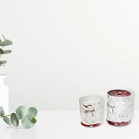 Bougie Parfumée En Verre Bonhomme De Neige 10,6 Oz, Canneberge Et Cassis