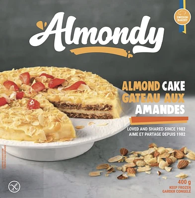 Almond cake, roasted almond cake 400 g - 8 servings