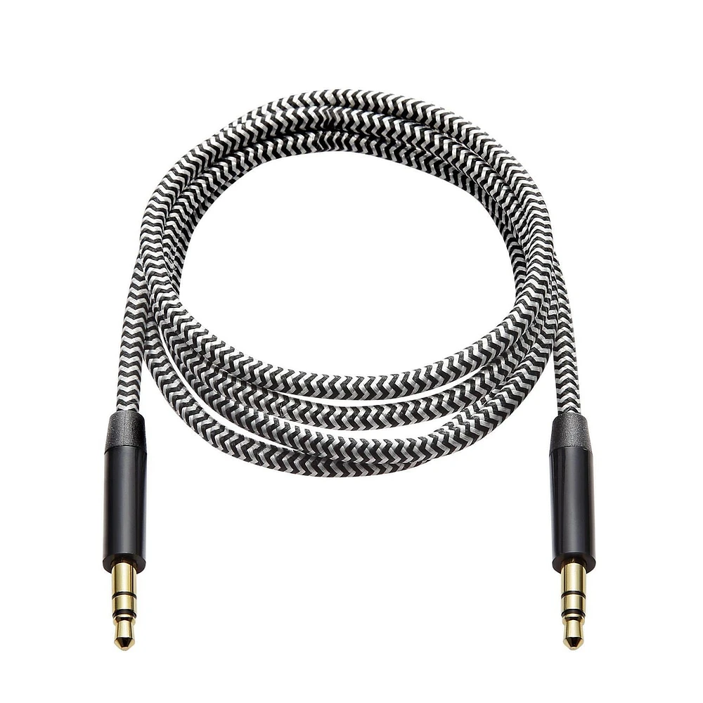 Câble auxiliaire de 0,9 m (Noir) blackweb ™