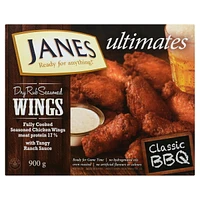 Janes ultimates Dry Rub Seasoned Chicken Wings Classic BBQ