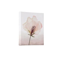 Blush Flower Embellished Canvas, 6in W x 6in H
