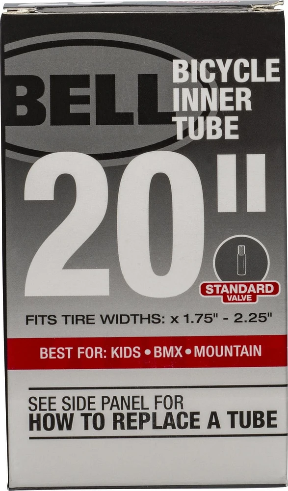 Tube intérieur de bicyclettes de 20 po de Bell Sports 20 po