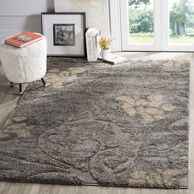 SAFAVIEH Florida Davin Floral Shag Area Rug