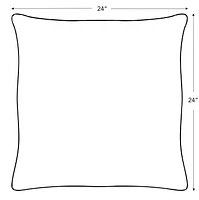 hometrends Coussin décoratif Énorme Elite Velvet 24" x 24"