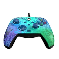 PDP REMATCH Advanced Wired Controller: Glitch Green - Xbox Series X|S, Xbox One, & Windows 10/11, PDP RMTCH W CNTRL: Glitch Grn