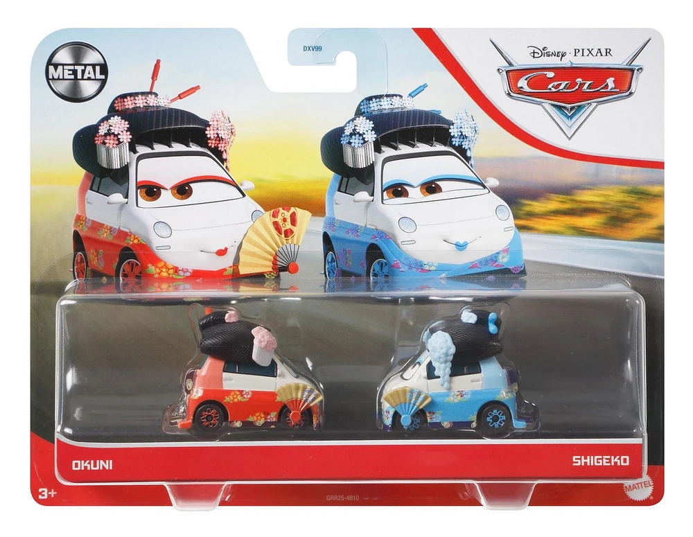 Pack de 2 véhicules Cars Okuni & Shigeko du film Cars 3 de  Disney•Pixar