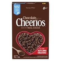 Chocolate Cheerios Breakfast Cereal, Whole Grains, 420 g, 420 g